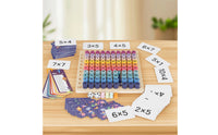 Multiplication Board Wooden Multiplication Game Board Fun for Children