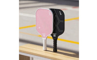 2 Pieces Fiberglass Pickleball Paddle Set with Bag Polypropylene Honeycomb Pickleball Set Long-Lasting Racket Lightweight for Beginners, Adults, Outdoor Games