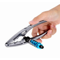 High Precision RC Shock Absorber Pliers Aluminum Alloy RC Shock Assembly Pliers Lightweight Ball End Removal Tool Ergonomic Grip