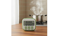Electronic Cooking Timer Memory Function Digital Kitchen Timer Count up and down for Students, Elderly, Classroom, Gym