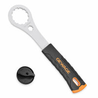 Long Shaft Bottom Bracket Installation Tool Sturdy Bottom Bracket Removal Tool Lightweight Installation Wrench Aluminum Alloy for Bike Maintenance