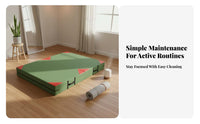 Parkour Training Mat Versatile Fighting Arts Tumbling Mat Impact Absorption High Jump Landing Pad for Cheerleaders, Climbing Gym, Gymnasium, School