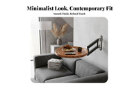 Foldable Wall Mounted Table Fully Adjustable Wall Mounted Folding Table Bedside Wall-Mounted Nightstand Sturdy Duty