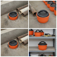 ABS Drain Valve Plug Corrosion-Resistant Manure Drain Plug Thickened for Pig Farms, Piggery Drainage Lines