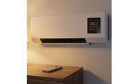 Digital Display Wall-Mounted Electric Heater Wireless Controller Control Electric Wall Heater Air Outlet Home Heating