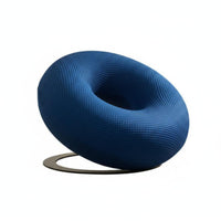 Modern Minimalist design Donut-Shaped Armchair Creative Design accent Chair Comfortable Indoor Seating Statement Piece for homeowners, Students, Book Lovers