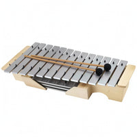 Glockenspiel with Mallets Tabletop Glockenspiel Portable Metallophone for Students, Home Practice