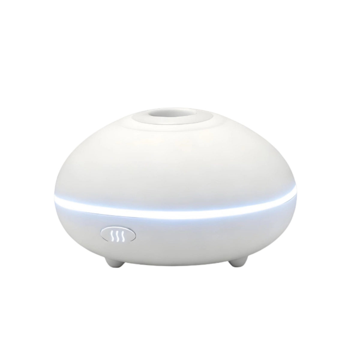 Flame Effect Humidifier Sleek Desktop Humidifier Flame Dispenser Portable Mist Maker Small for Desk, Bedroom