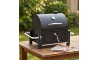 Compact Charcoal Grill Portable Charcoal Barbecue Heavy-Duty Grill with Temperature Gauge Rust-Resistant for Backyard
