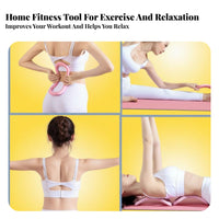 Multi-Functional Leg Clamp Fitness Hoop Improves Flexibility Back Expand Ing Stretch Hoop Portable for Pilates Enthusiasts, Women, Workout