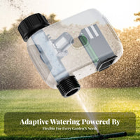 Net-Unrestricted Preconfigured Run Smart Irrigation Controller Leak-Resistant Design WiFi Smart Water Valve 150-Day Battery Life for Lawn