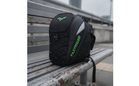 Reflective Motorcycle Rear Seat Bag Structured Motorcycle Tail Bag with Backpack Straps Adjustable for Commuters