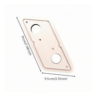 Leather Cutting Die Locating Posts Handcraft Cutting Template Circular Cutouts Craft Tool for DIY