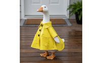 Weather Resistant Raincoat Goose Costume Festival Party Holiday Goose Outfit Summer Design Yard Decor Sunglasses Design for Outdoor