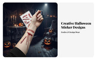 Waterproof Fake Wound Sticker authenticistic Design Fake Wound Decal three-dimensional Effect Special Effects Makeup Skingentle for practical jokesters, actors, Stage Performances