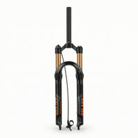 Mountain Bike Air Fork AluminumMg Alloy Air Shock Absorber Fork Lightweight Sturdy for Cyclists, Trail Riding