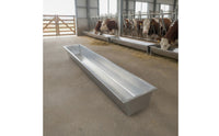 Livestock Feeding Trough Rectangular Livestock Trough Rust-Resistant Sheep Feeder for Cattle, Farmers, Farm, Pasture, Stable