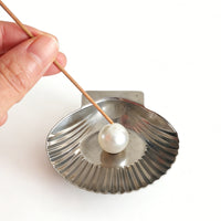 Easy to Clean Shell Incense Holder Meditation Stainless Steel Incense Holder