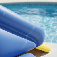 Inflatable Pool Slide Anti-Tip Inflatable Slide Pool Amusement Playset Easy to Set up Safe Side Guard for Garden