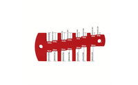 Metric and Inch Markings Woodworking Height Gauge Two-Scale Scale Cutting Depth Gauge Aluminum Alloy Measurement Template Burrburrless for Woodworkers