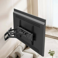 Full Motion TV Wall Mount Low Profile Heavy Duty Swivel Tilt TV Mount