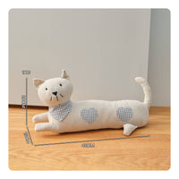 Cat Door Stopper Noise-Blocking Cushioned Door Stopper Dustproof Air Barrier for Nursery, Living Room