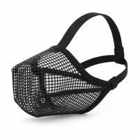 Breathable Dog Muzzle with Mesh Basket Lightweight Mesh Dog Muzzle Comfortable Mouth Cover Secure for Vet Visits