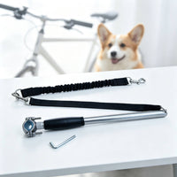 Dog Bike Leash Cycling Dog Leash with Stainless Steel Rod for Cyclists