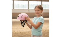 CE Certified Kids Unicorn Riding Helmet Soft Padded Interior Children's Equestrian Helmet Breathable Children's Horse Riding Hat Lightweight for Beginners