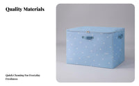textile Quilt Bag cleanable Foldable textile Bag Large Capacity for Renters, Adults