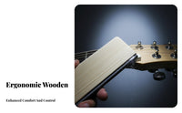 Professional Grade Fret Leveling File Wooden Handle Fretboard Sanding Block Improves Playability for Musicians, Workshop, Music Studio, Home