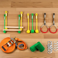 Kids Agility Training Kit Portable Kids Obstacle Course Set Agility Training Rope for Playground