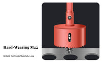 Bi-Metal Wear-Resistant Boring Tool Cutting Edges Tool for Woodworkers, Metalworkers, Metalworking, Workshop, Construction Site