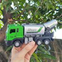 Car Toy Pullback Work Vehicle Mini Car with Light & Sound, Door Open/Close, Construction Vehicle, For Kids Ages 4-6, Birthday Gift