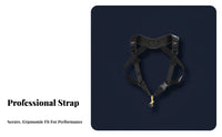 Distributes Weight Evenly Double Shoulder Saxophone Strap Ergonomic Design Double Shoulder Sax Strap Comfortable for Students, Marching Band
