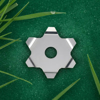 Lawnmower Anti-Winding Plate Prevents Jamming Anti-Snag Trimmer Blade Increases Efficiency Star-Shaped Grass Deflector for Lawn Care, Gardening