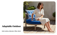 Round Daybed with awning Weather-Resistant versatile Round Lounger with awning Nordic design Outdoor Furniture for householders, Balcony, waterside, Terrace