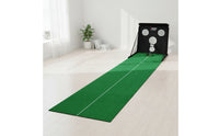 Golf Chipping and Putting Practice Portable Golf Practice Mat with Target Net Compact Practice Tool for Golfers, Beginners, Backyard, Garage