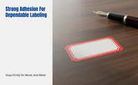 Writable Label Sticker, Name & Price Label, Multi-Purpose Office Label, Easy to Use, Strong Hold, For Files, Products