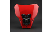 Menacing Face Headlight Waterproof Motocross Front Light Assembly Aggressive Styling Vehicle Lighting for Night Riding