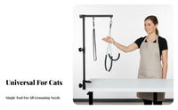 Multi-Functional Grooming Arm with Clamp Space-Saving Pet Grooming Arm Easy Assembly Wobble-Stable for Home Groomers