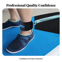 Coiled Stand-up Paddleboard Leash Stretchable Coiled Surf Leash Heavy Duty Paddleboard Rope for Paddlers, Surfers, Surfing, Water Sports