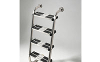 Stainless Steel Pool Ladder Anti-Slip Pool Ladder with Handrails Rust Resistant for Homeowners, Backyard, Villa