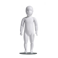 Full-Body Child Mannequin White Kids Clothing Mannequin Sturdy Dress Form for Shop Storefronts