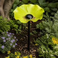 Outdoor Wrought Iron Flower Bird Feeder for Garden & Patio Decoration
