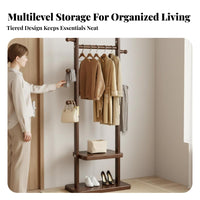 Space-Saving unrestrictedstandingstanding Coat Rack Multipeg Design Tree-Branch Coat Stand Stable Base Standing Hanger Easy Assembly for Apartment Dwellers, Office Workers, Bedroom, Entryway, Hallway, Living Room