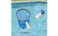 Fine Mesh Pool Skimmer Net with Aluminum Handle Liner-Safe Pool Hand Leaf Skimmer Net Lightweight Cleaning Tool Sturdy for Swimming Pools, Spas, Hot Tubs