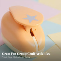 Shaped Hole Cutter Large Size Paper Cutterer Labor-Saving Educational for Students, Crafters, Scrapbooking