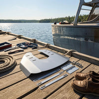 Outboard Motor Hydrofoil Plate Folded Construction Marine Hardware gliding wings