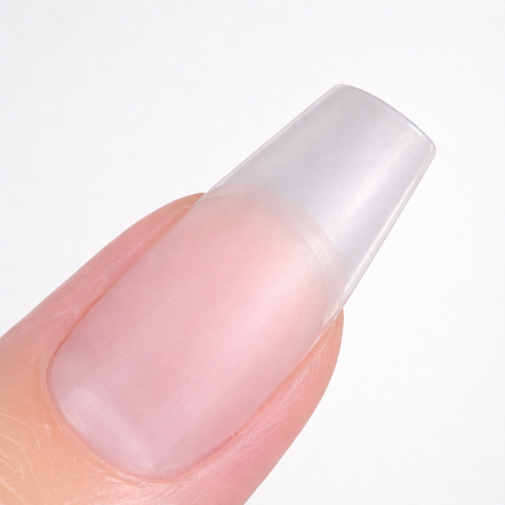 Nail, 100 Pieces Transparent Clear Artificial Seamless Extension for Beginners, False Almond Shape Home Manicure